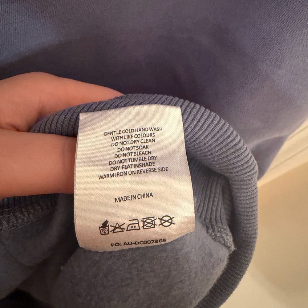 Whitefox Boutique oversized Blue Hoodie - Picture 6 of 6